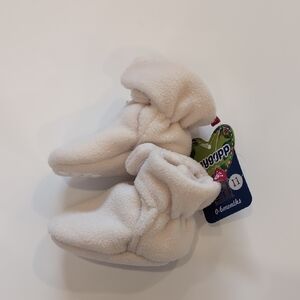 Cozy Cream Baby Booties
